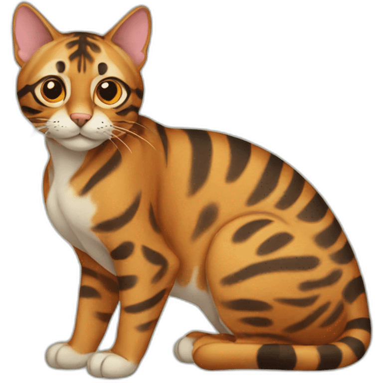 cat bengal emoji