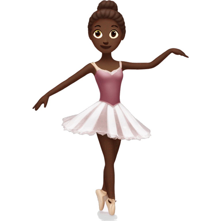 burgundy snowy music box with ballerina standing back emoji