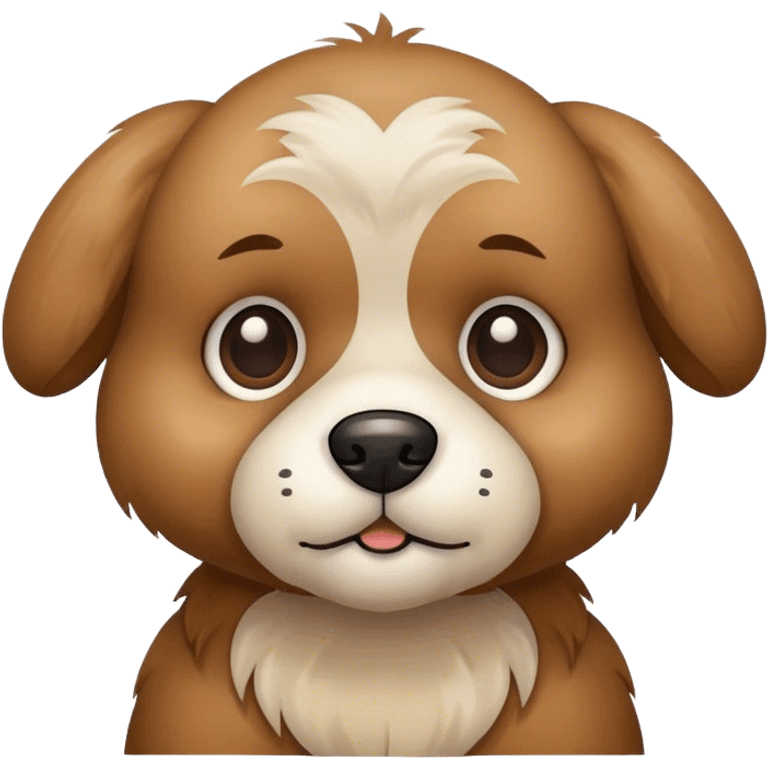 Teddy bear dog emoji