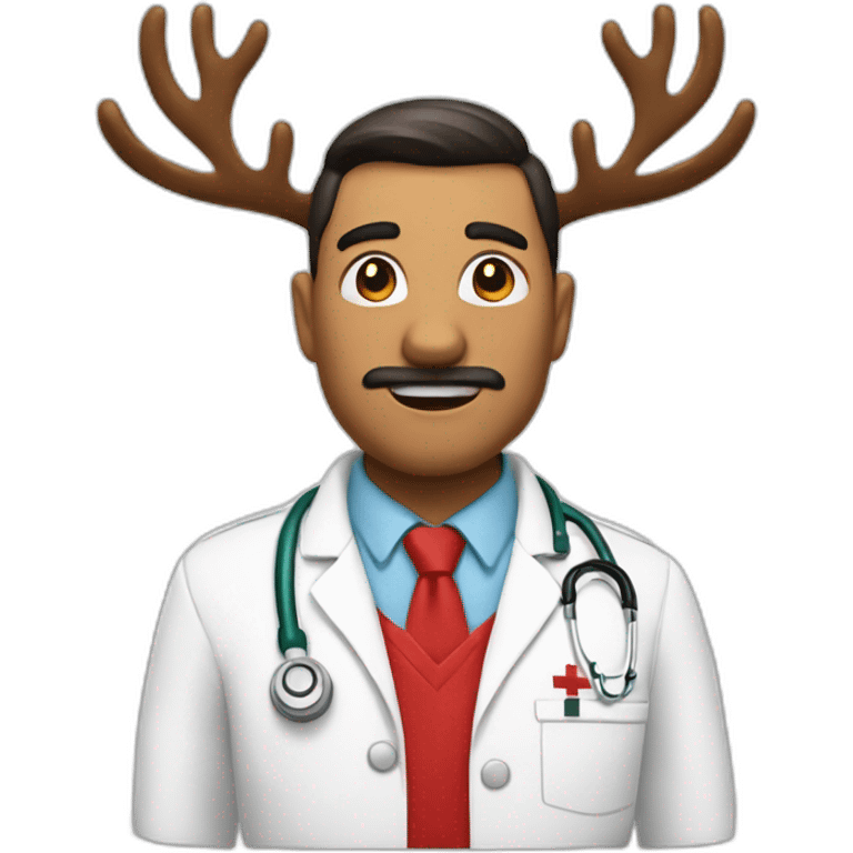 a-medic-reeindeer emoji