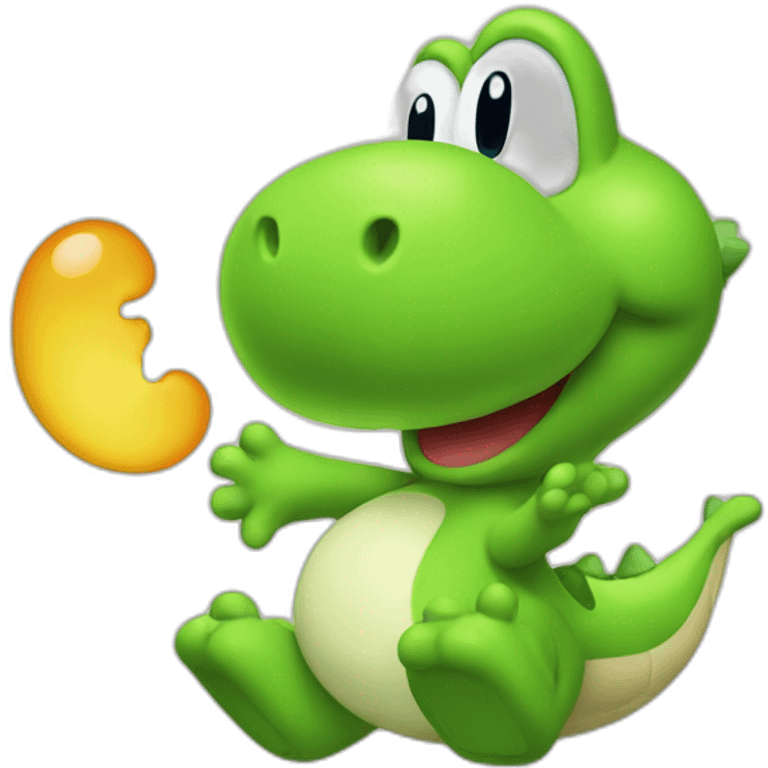 yoshi happy emoji