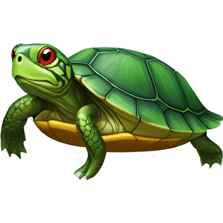 Red-Eared Slider turtle terrapin emoji