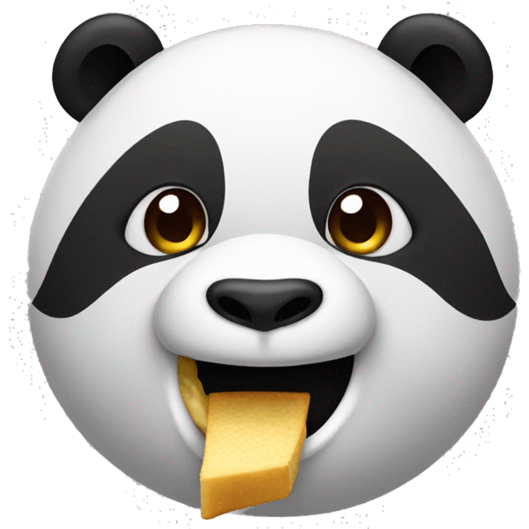 Panda eating  emoji