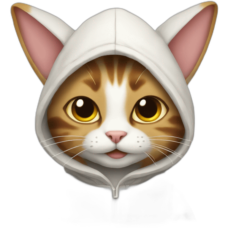 Cat in rabbit’s costume emoji