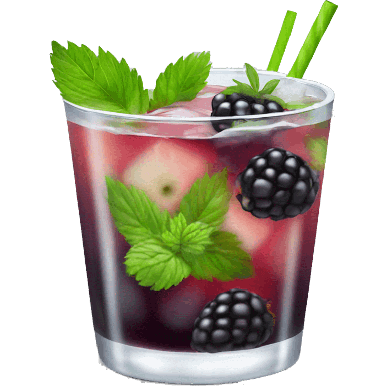 Blackberry mojito emoji