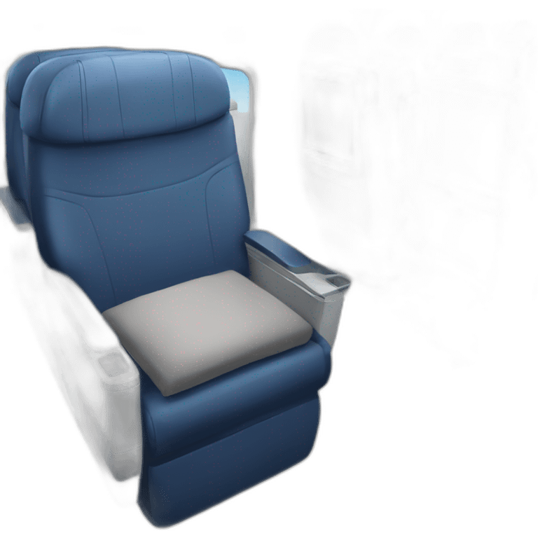 Simple Economy class Airplane seat emoji