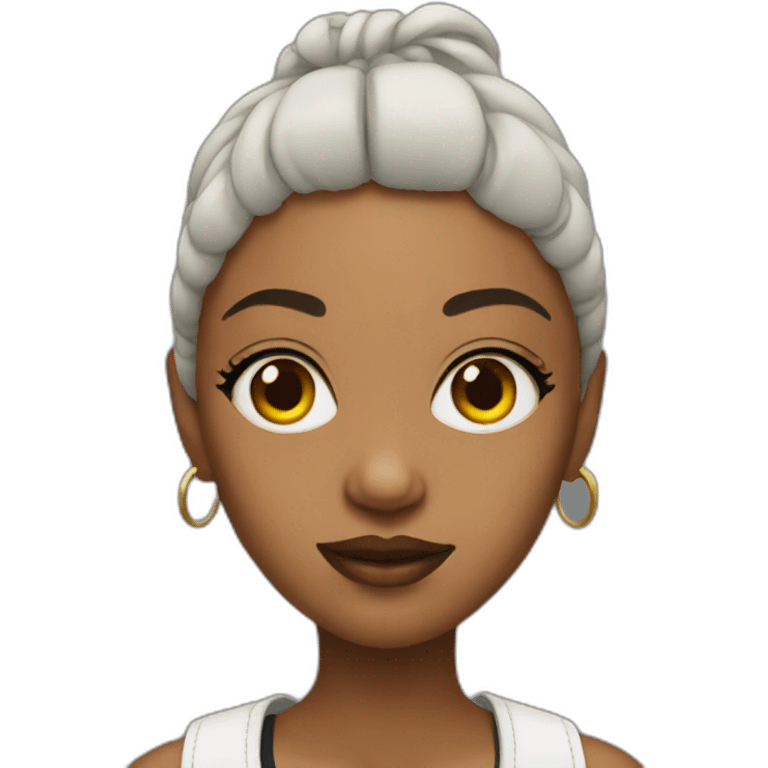 hiphop girl emoji