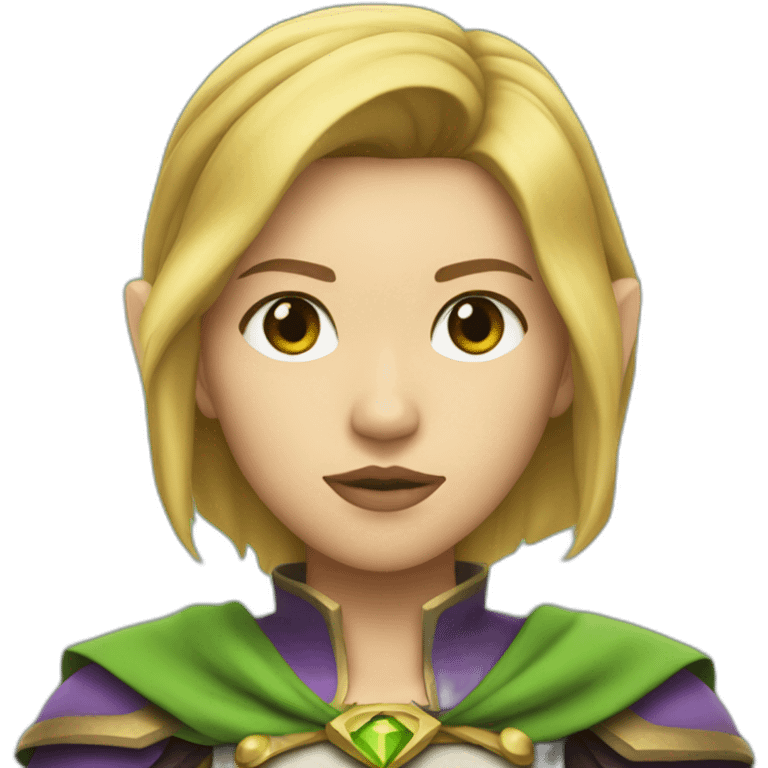 Scarlett johansson dressed like zelda emoji