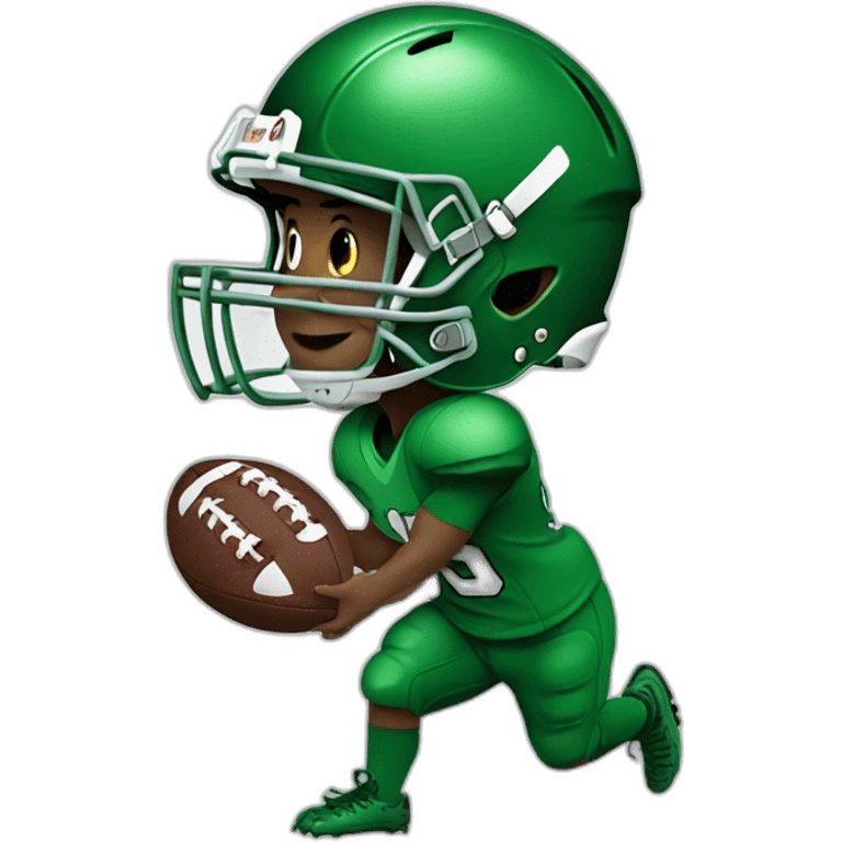 Alligator football player  emoji