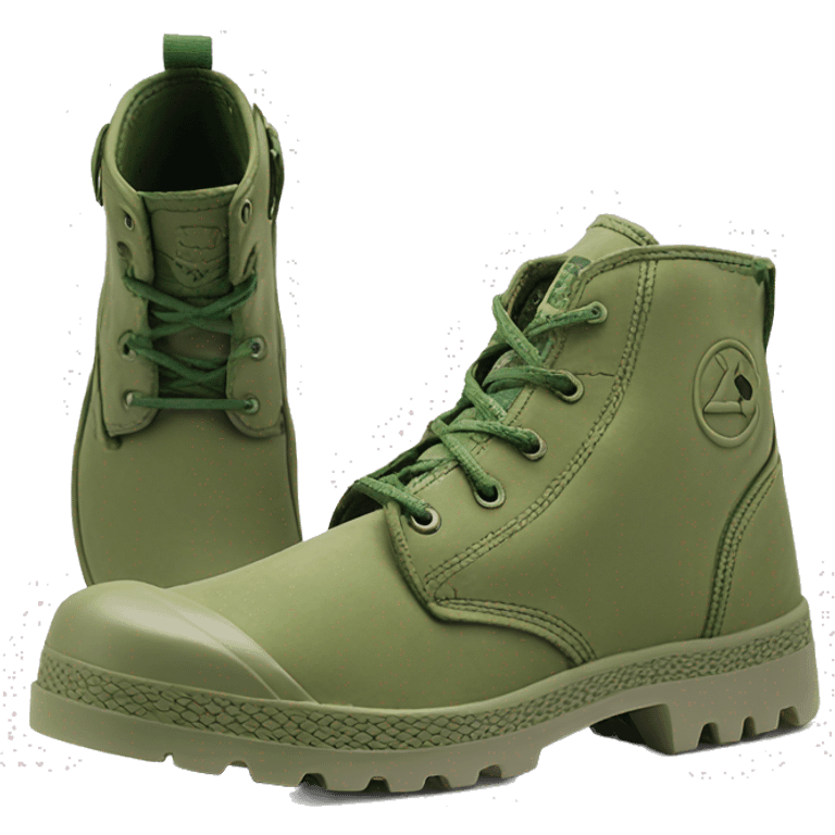 Original Palladium pampa Mens Low Boot Green emoji