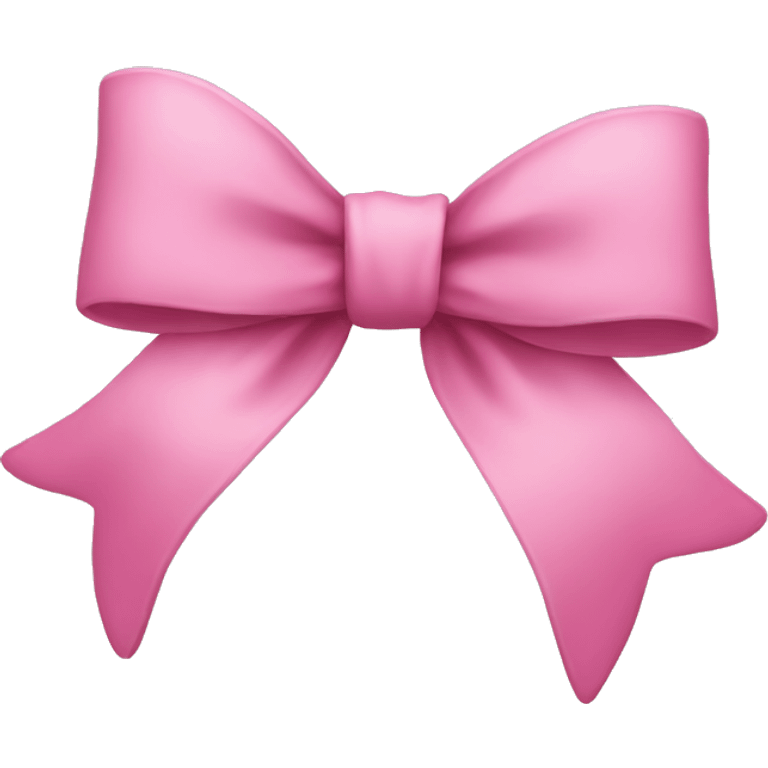 Pink bow emoji