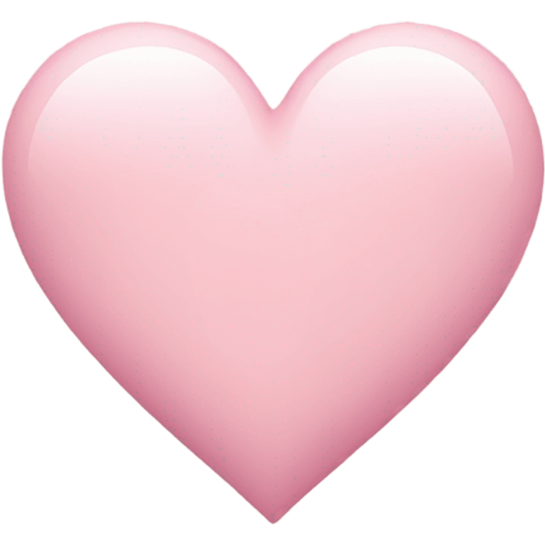 light pink heart  emoji