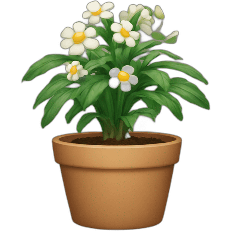 Pot de fleur emoji