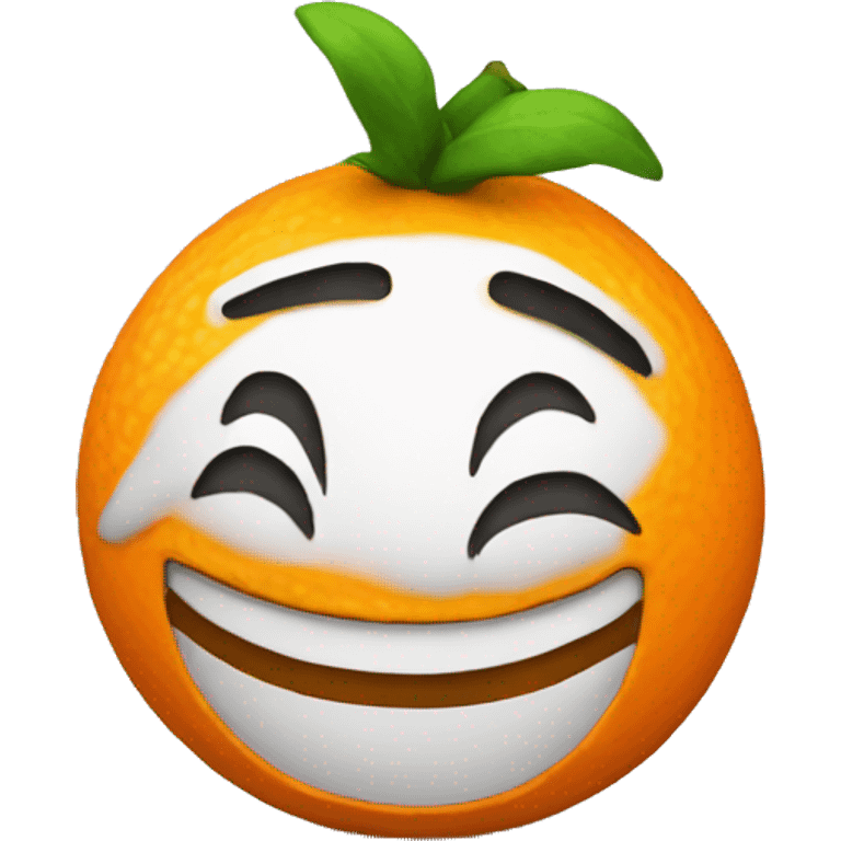 3D Orange  emoji