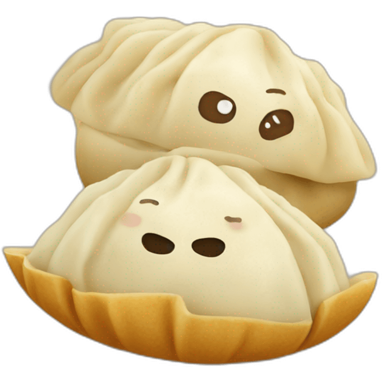 Dumpling and potatoe emoji