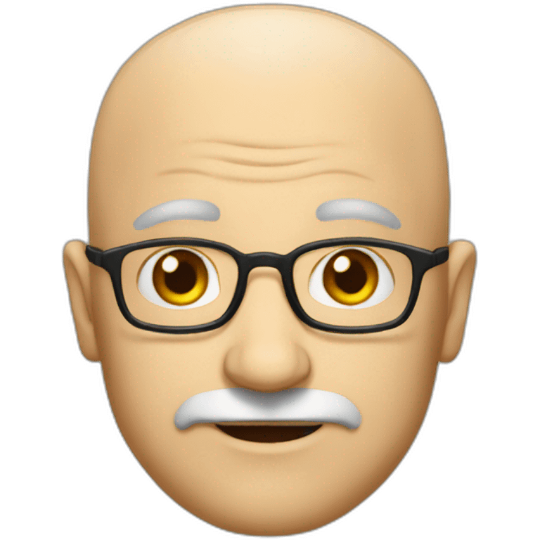 Professor baldness emoji