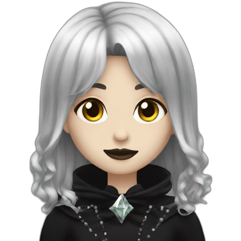 goth jewel emoji