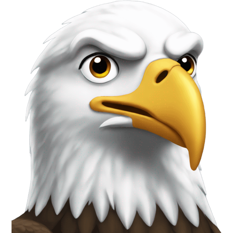 Bald eagle emoji