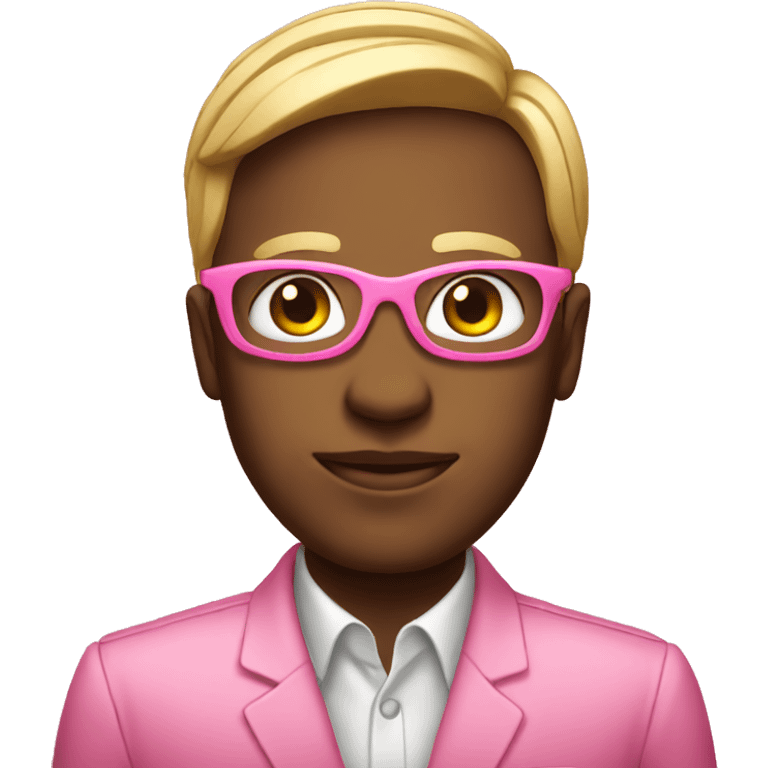 pink corporate  emoji