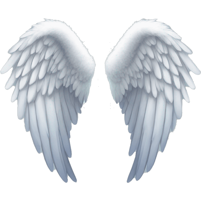 one pair of angel wings emoji