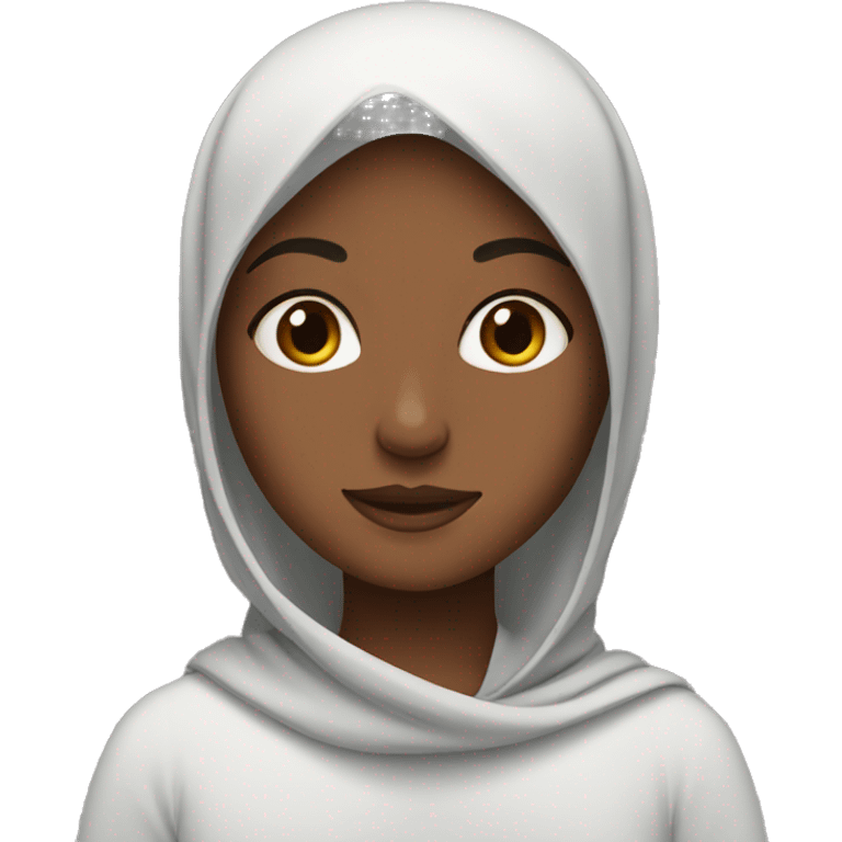 muslim girl with brown skin emoji