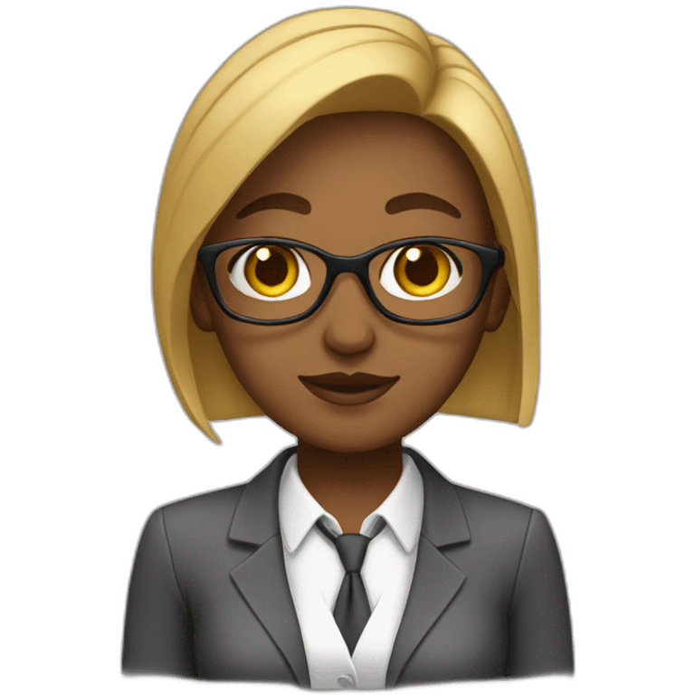 Office girl emoji