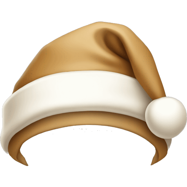 Beige Santa hat  emoji