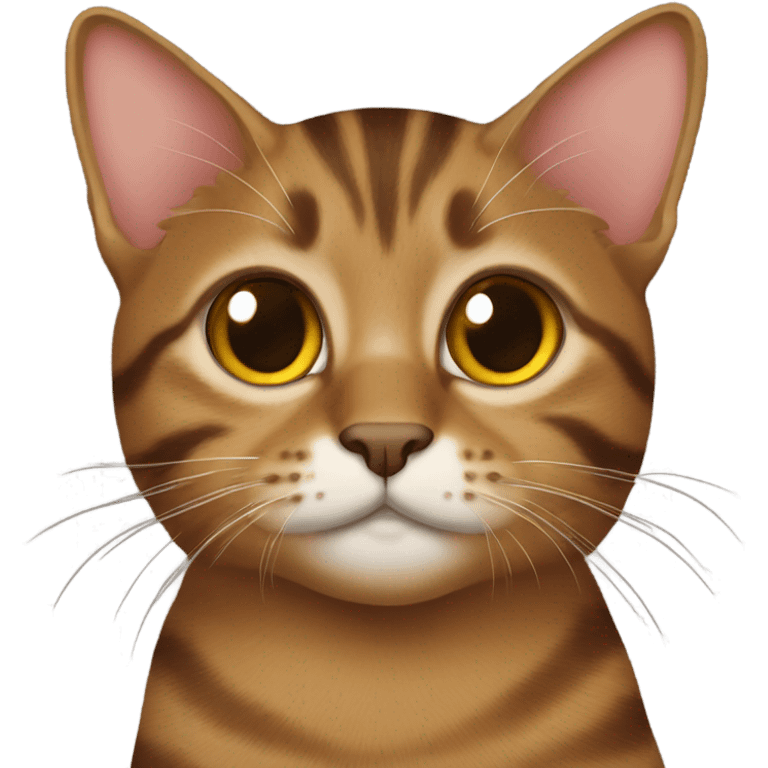 Brown tabby cat  emoji