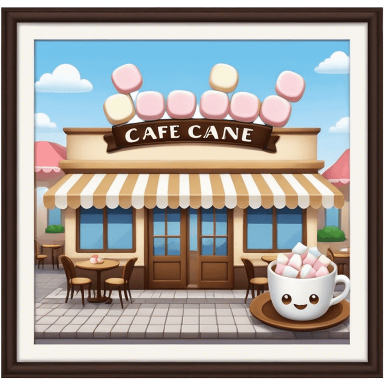 Café with Marshmallows in emoji