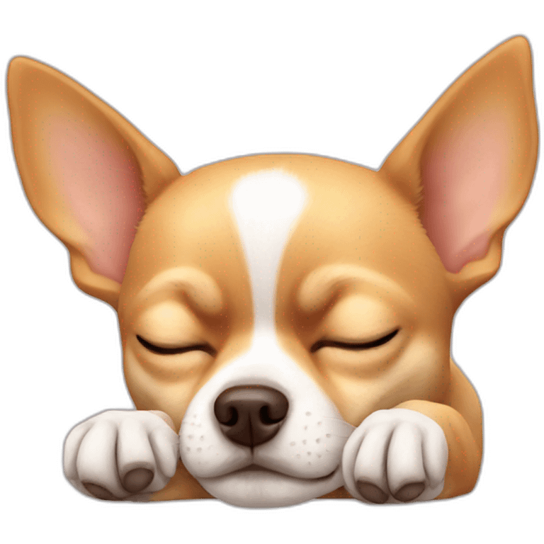 chihuahua sleeping emoji