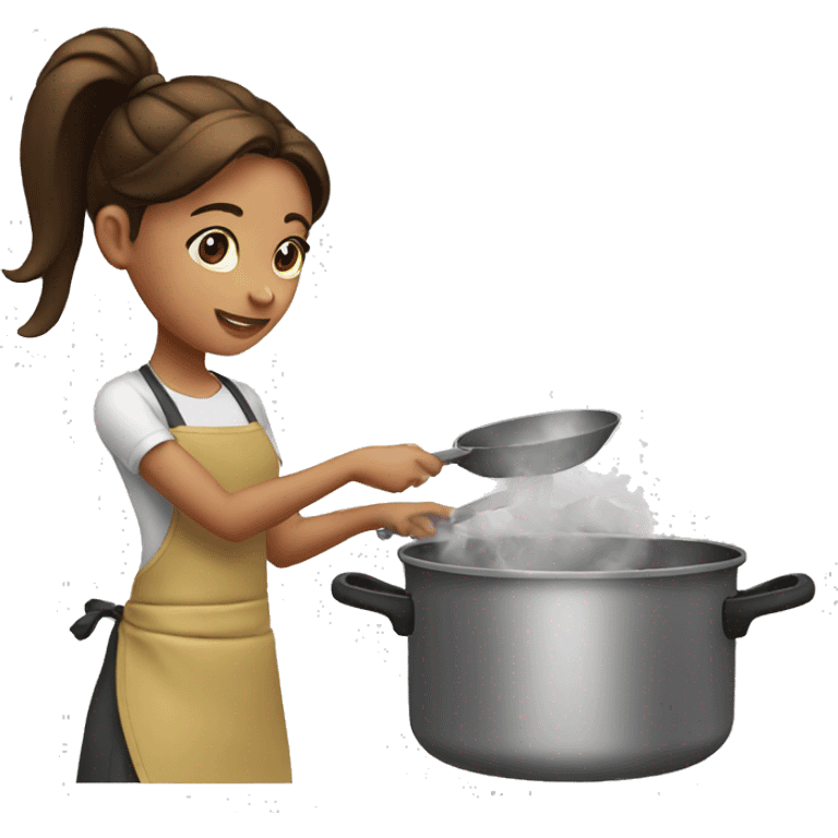 girl cooking emoji