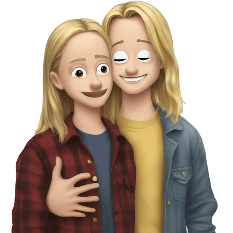 macaulay culkin kissing girl emoji