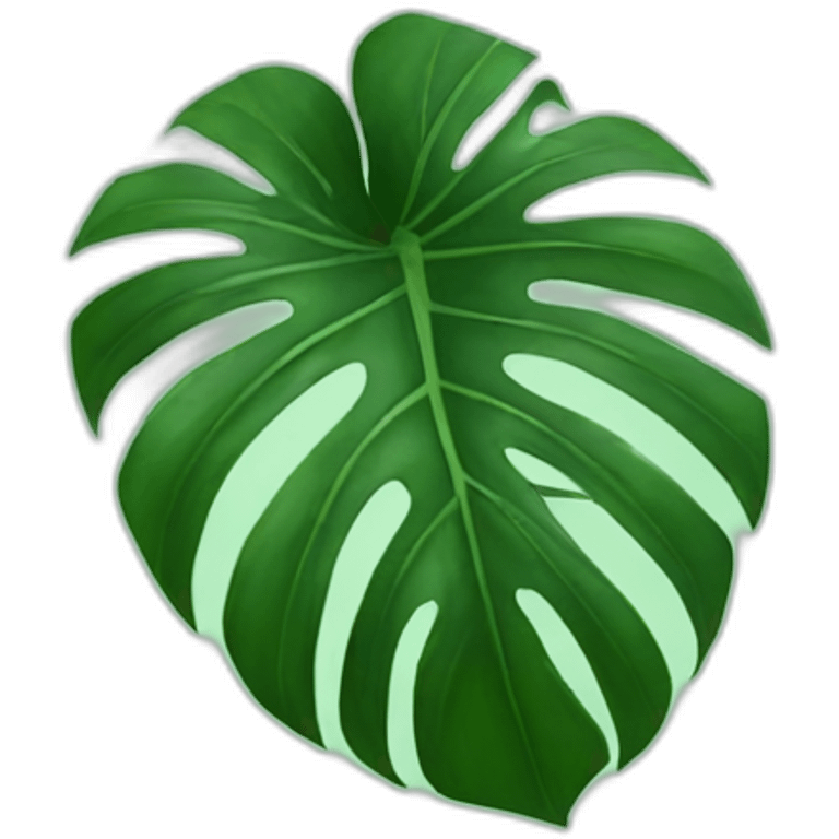 monstera leaf emoji