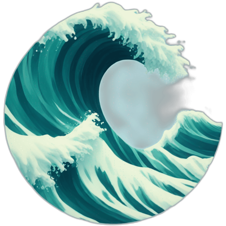 wave emoji