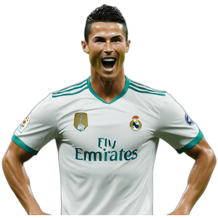 Cristiano Ronaldo célébration emoji