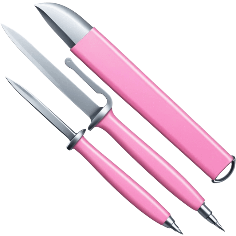 pink scalpel emoji