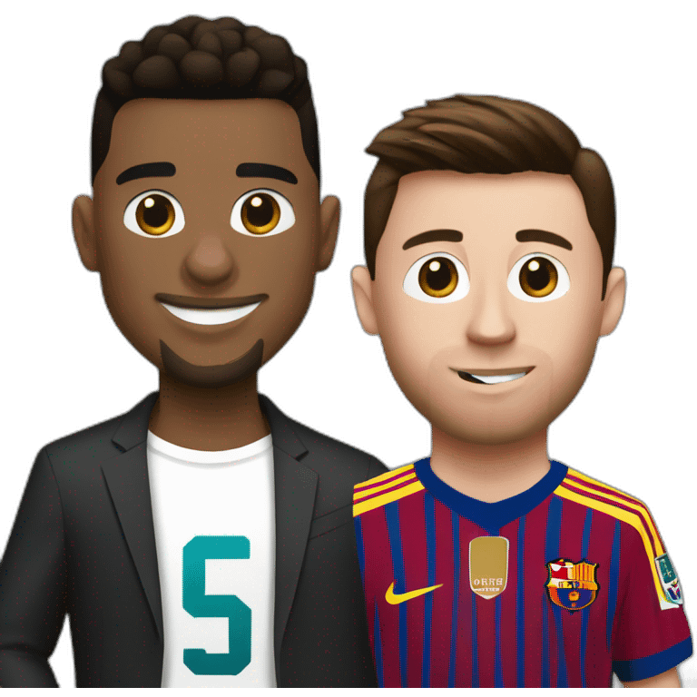 Ronaldo et messi emoji