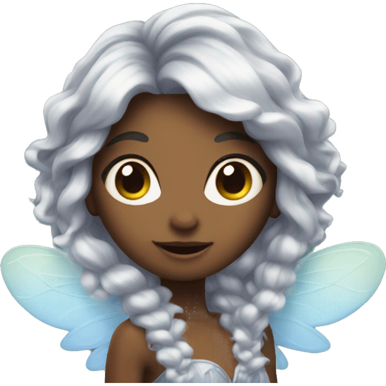 siren fairy with long hair  emoji