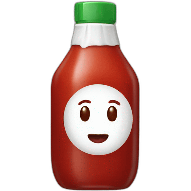 Ketchup bottle emoji