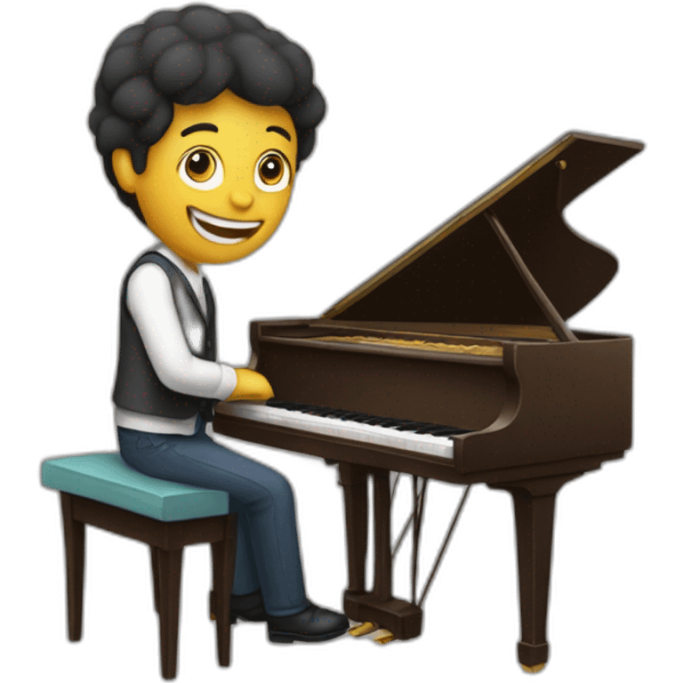 Zemour qui joue du piano emoji