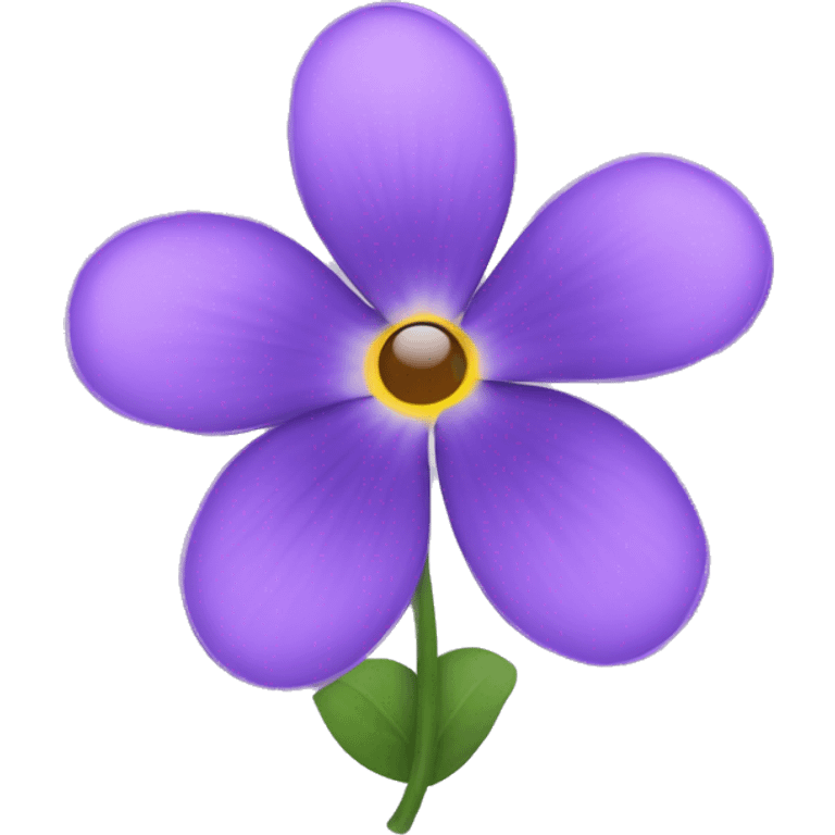 violet flower emoji