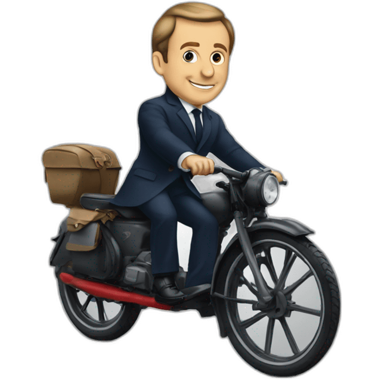 Macron sur un dromadaire emoji