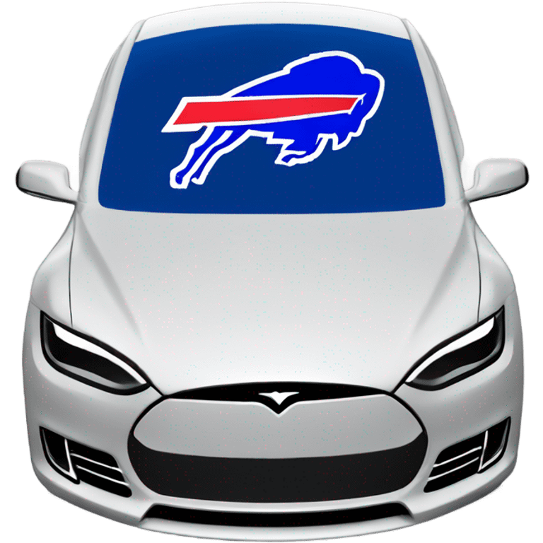 Custom buffalo bills tesla cyberteuck emoji