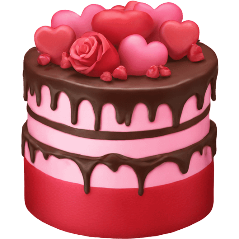  valentine cake emoji