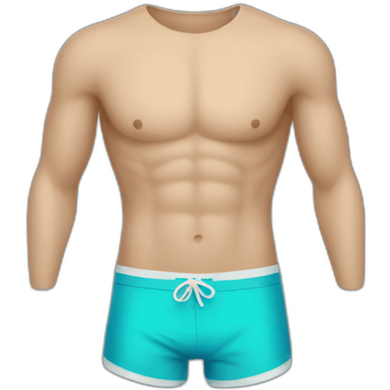 male bathing suit emoji