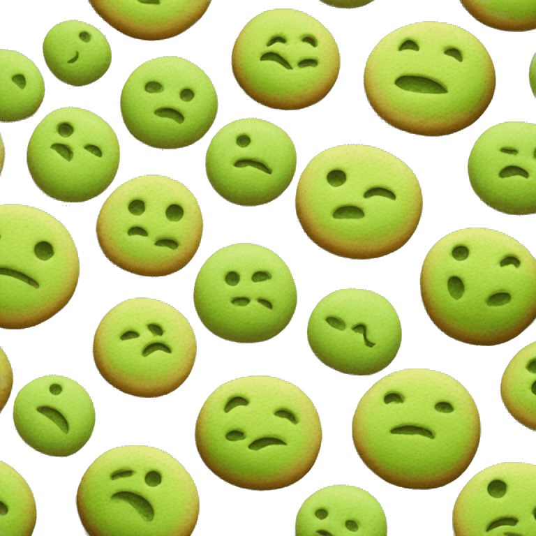 Matcha cookie emoji