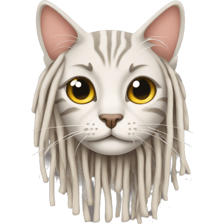 cat with dreads emoji