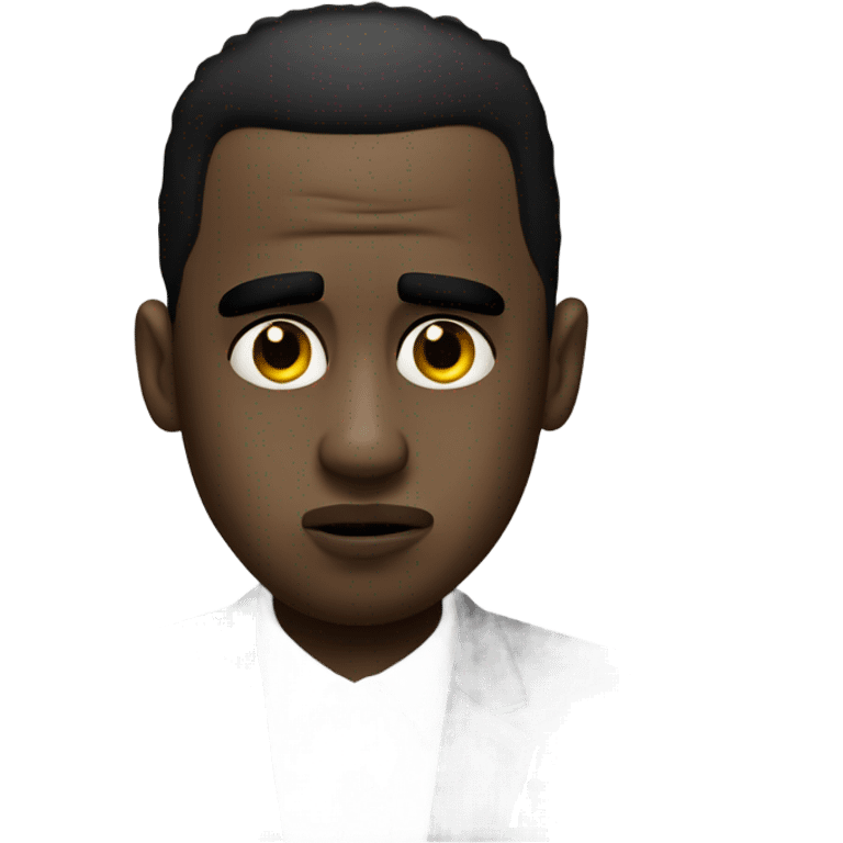 ￼ Sean Combs with a sad face emoji