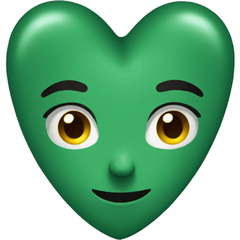 Sagegreen heart emoji