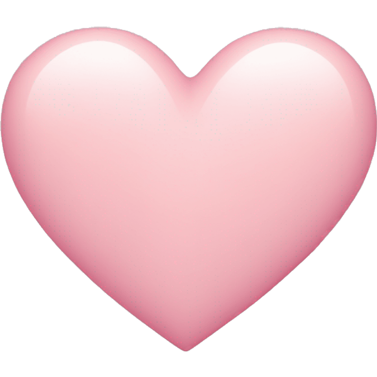 pastel pink heart emoji